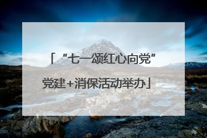 “七一颂红心向党”党建+消保活动举办