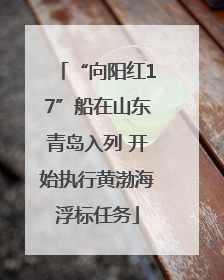 “向阳红17”船在山东青岛入列 开始执行黄渤海浮标任务