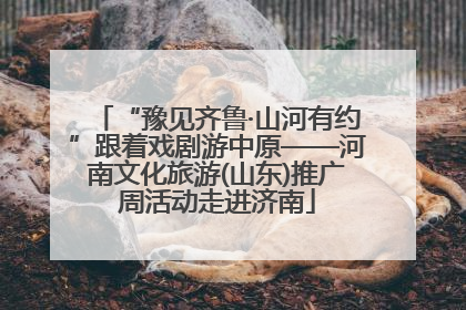 “豫见齐鲁·山河有约”跟着戏剧游中原——河南文化旅游(山东)推广周活动走进济南
