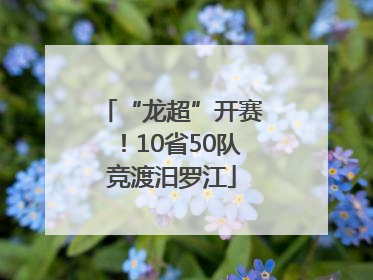 “龙超”开赛！10省50队竞渡汨罗江
