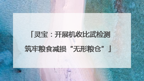 灵宝：开展机收比武检测 筑牢粮食减损“无形粮仓”