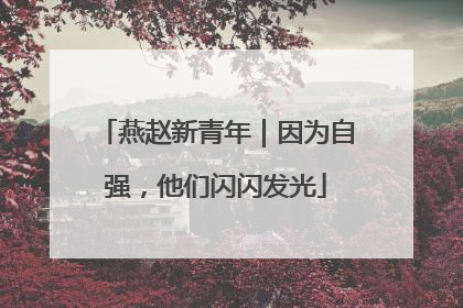 燕赵新青年｜因为自强，他们闪闪发光