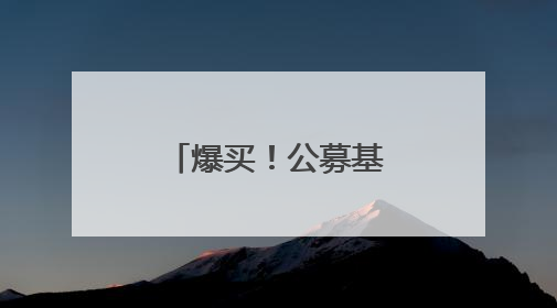 爆买！公募基金重仓7股