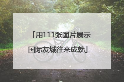 用111张图片展示国际友城往来成就