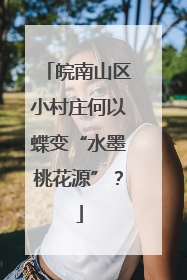 皖南山区小村庄何以蝶变“水墨桃花源”？