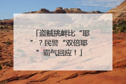 盗贼挑衅比“耶”？民警“双倍耶”霸气回应！