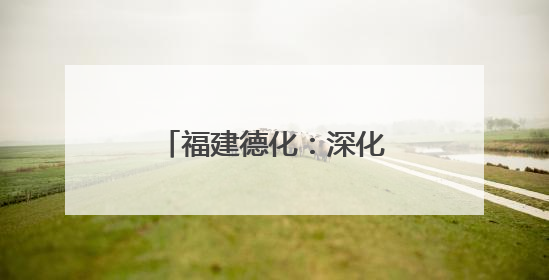 福建德化：深化驻村工作队临时党委协调联动机制