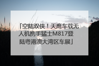 空陆双侠！天鹰车载无人机携手猛士M817登陆粤港澳大湾区车展