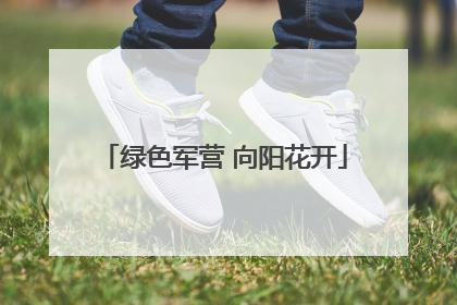 绿色军营 向阳花开