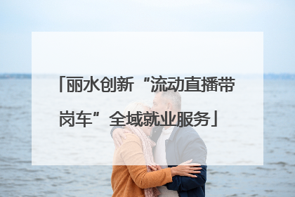 丽水创新“流动直播带岗车”全域就业服务