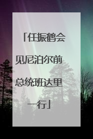 任振鹤会见尼泊尔前总统班达里一行