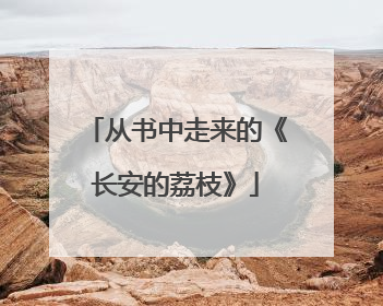 从书中走来的《长安的荔枝》