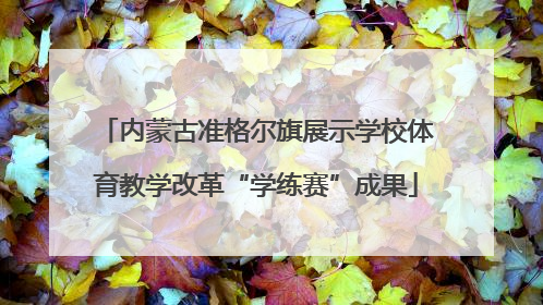 内蒙古准格尔旗展示学校体育教学改革“学练赛”成果