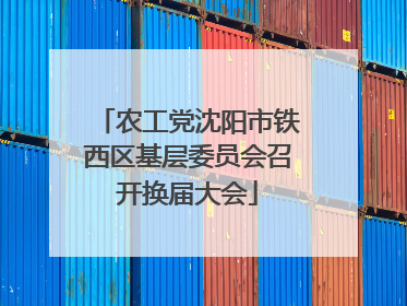 农工党沈阳市铁西区基层委员会召开换届大会