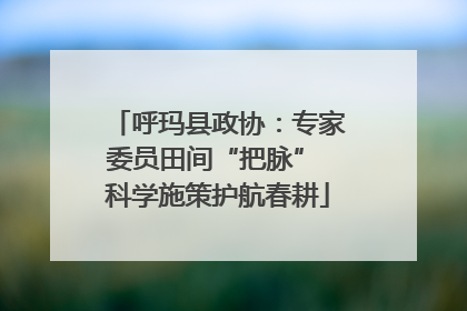 呼玛县政协：专家委员田间“把脉” 科学施策护航春耕