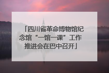 四川省革命博物馆纪念馆“一馆一课”工作推进会在巴中召开