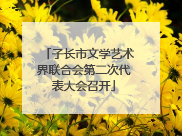 子长市文学艺术界联合会第二次代表大会召开