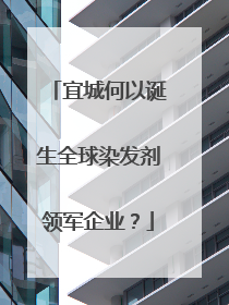 宜城何以诞生全球染发剂领军企业？