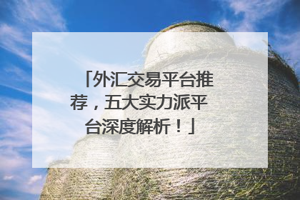 外汇交易平台推荐，五大实力派平台深度解析！
