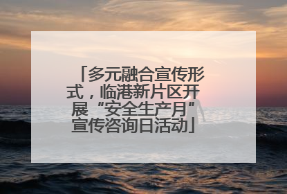 多元融合宣传形式，临港新片区开展“安全生产月”宣传咨询日活动