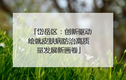岱岳区：创新驱动绘就皮肤病防治高质量发展新画卷