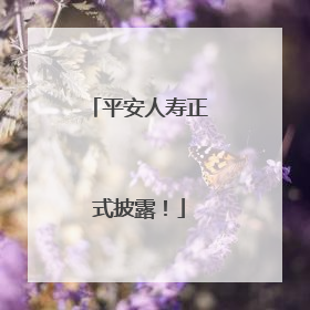 平安人寿正式披露！