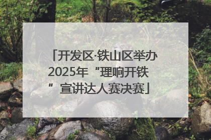 开发区·铁山区举办2025年“理响开铁”宣讲达人赛决赛