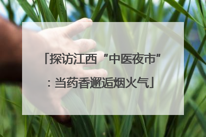 探访江西“中医夜市”：当药香邂逅烟火气