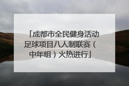 成都市全民健身活动足球项目八人制联赛（中年组）火热进行