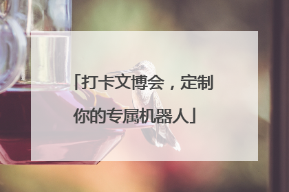 打卡文博会，定制你的专属机器人