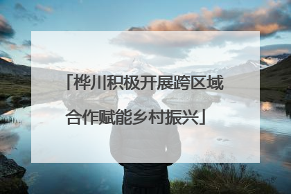 桦川积极开展跨区域合作赋能乡村振兴