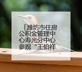 潍坊市住房公积金管理中心寿光分中心参观“王伯祥事迹陈列展”