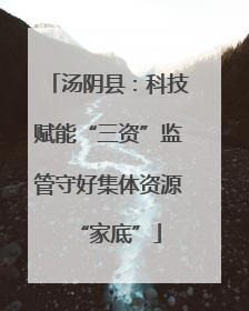 汤阴县：科技赋能“三资”监管守好集体资源“家底”