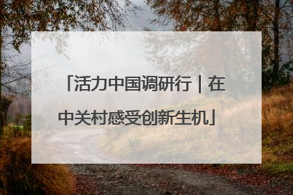 活力中国调研行｜在中关村感受创新生机