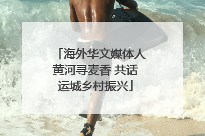 海外华文媒体人黄河寻麦香 共话运城乡村振兴