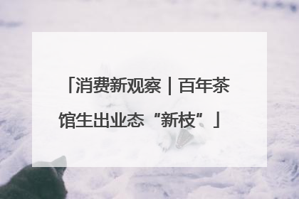 消费新观察｜百年茶馆生出业态“新枝”