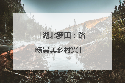 湖北罗田：路畅景美乡村兴