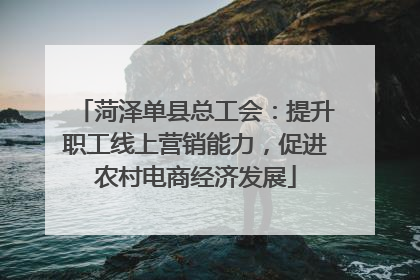 菏泽单县总工会：提升职工线上营销能力，促进农村电商经济发展