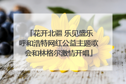 花开北疆 乐见盛乐 呼和浩特网红公益主题歌会和林格尔激情开唱