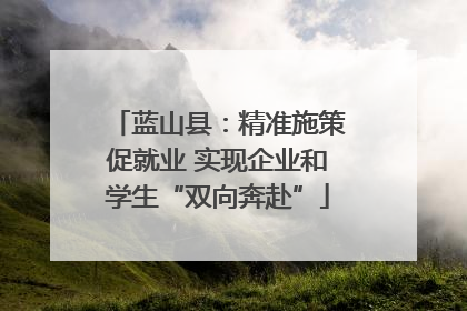 蓝山县：精准施策促就业 实现企业和学生“双向奔赴”