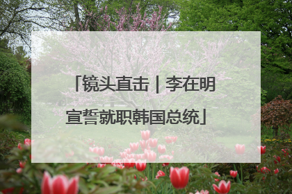 镜头直击｜李在明宣誓就职韩国总统