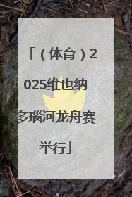 （体育）2025维也纳多瑙河龙舟赛举行