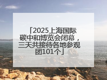 2025上海国际碳中和博览会闭幕，三天共接待各地参观团101个