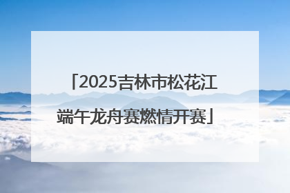 2025吉林市松花江端午龙舟赛燃情开赛