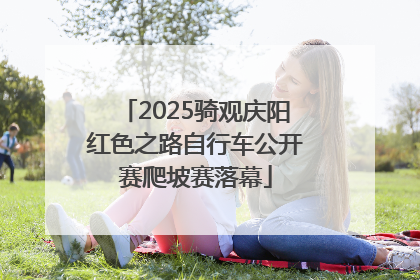 2025骑观庆阳红色之路自行车公开赛爬坡赛落幕