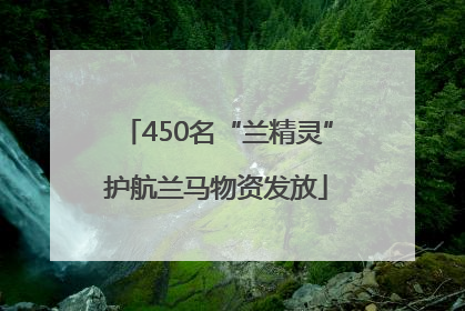 450名“兰精灵”护航兰马物资发放