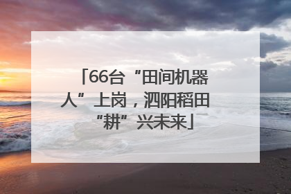 66台“田间机器人”上岗，泗阳稻田“耕”兴未来